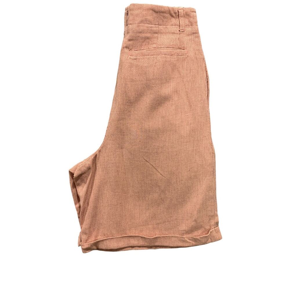 Size 9 Generra Collection Womens Vintage 1980s Pink Bermuda Shorts Cuffed